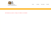 Tablet Screenshot of gevaelettronica.it